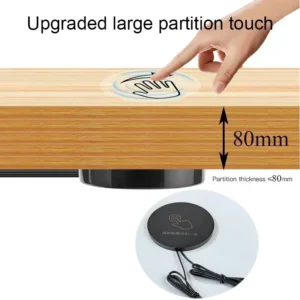 12V LED Dimmable Touch Sensor Switch: Hidden Penetrating Wood Panel Dimmer for Smart Home Lighting