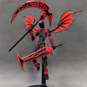 3D Printed Dummy 13 Reaper Robot Model: Multi-Jointed Movable Action Figure for Desktop Decoration