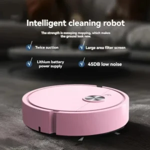 Smart Mini Robot Vacuum: Automatic 3-in-1 Suction, Sweeping & Integrated Mopping Cleaner