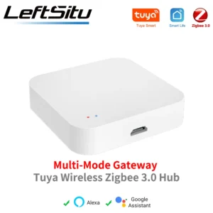 Tuya Zigbee Multi-Mode Gateway Hub: Wireless Smart Home Automation Bridge via Smart Life App