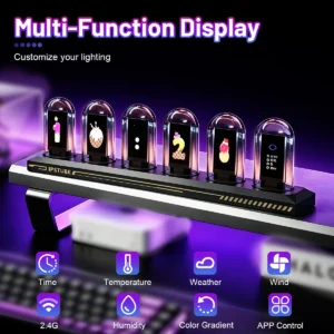 CHRONO-X — Cyberpunk IPS Nixie Tube Clock