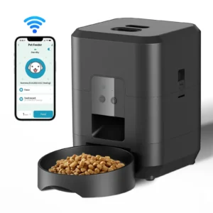 Smart Automatic Pet Feeder: Timed Quantitative Food Dispenser & Slow Feeder Bowl for Cats & Dogs